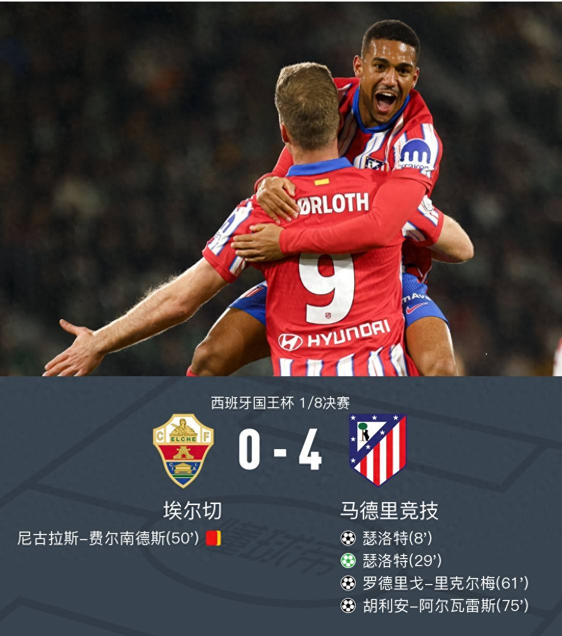马竞反客为主，主场击败瓦伦西亚