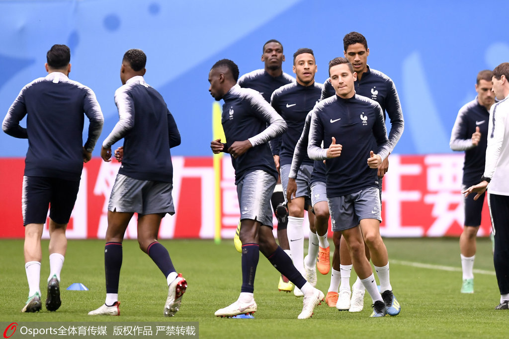 法国队碾压印度队，黄鸭组合统治全场